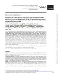Creation of a structured molecular genomics report for Germany as a local adaption of HL7’s Genomic Reporting Implementation Guide