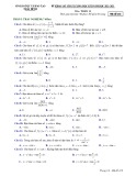 Đề thi học kì 2 môn Toán lớp 11 năm 2022-2023 có đáp án - Sở GD&ĐT Thái Bình