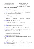 Đề thi tham khảo học kì 2 môn Toán lớp 7 năm 2022-2023 có đáp án - Trường THCS Lê Minh Xuân