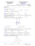 Đề thi thử tốt nghiệp THPT môn Toán năm 2022-2023 có đáp án - Sở GD&ĐT Sóc Trăng
