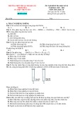 Đề ôn tập học kì 2 môn Hóa học lớp 10 năm 2022-2023 - Trường THPT Thuận Thành 1