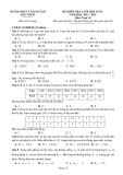 Đề thi học kì 2 môn Toán lớp 10 năm 2022-2023 có đáp án - Sở GD&ĐT Bắc Ninh
