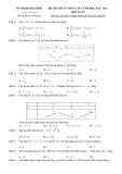 Đề thi thử tốt nghiệp THPT môn Toán năm 2022-2023 có đáp án (Lần 2) - Sở GD&ĐT Hòa Bình