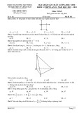 Đề thi KSCL môn Toán lớp 12 năm 2022-2023 có đáp án (Lần 2) - Sở GD&ĐT Hải Phòng