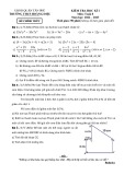 Đề thi học kì 1 môn Toán lớp 8 năm 2022-2023 có đáp án - Trường THCS Hoàng Diệu