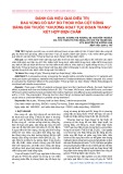 Đánh giá hiệu quả điều trị đau vùng cổ gáy do thoái hóa cột sống bằng bài thuốc “Khương hoạt tục đoạn thang” kết hợp điện châm