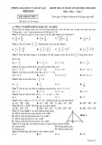 Đề thi học kì 2 môn Toán lớp 8 năm 2022-2023 có đáp án - Phòng GD&ĐT Điện Bàn