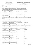 Đề thi học kì 1 môn Toán lớp 8 năm 2022-2023 có đáp án - Trường THCS An Thắng