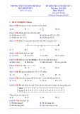 Đề thi học kì 1 môn Toán lớp 6 năm 2022-2023 có đáp án - Trường THCS Nguyễn Thị Thập