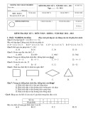 Đề thi học kì 1 môn Toán lớp 6 năm 2022-2023 có đáp án - Trường THCS Đoàn Thị Điểm
