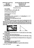Đề thi tuyển sinh lớp 10 môn Toán năm 2023-2024 - Sở GD&ĐT Trà Vinh
