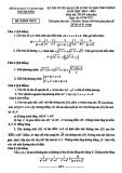 Đề thi tuyển sinh vào lớp 10 môn Toán (chuyên) năm 2023-2024 - Sở GD&ĐT Hải Dương