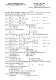 Đề thi giữa học kì 1 môn Toán lớp 8 năm 2022-2023 - Trường THCS Nguyễn Văn Trỗi