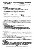 Đề thi tuyển sinh vào lớp 10 môn Toán năm 2023-2024 - Sở GD&ĐT Thừa Thiên Huế