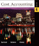 Ebook Cost accounting: Traditions and Innovations (4th Edition) - Part 2