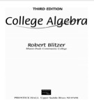 Ebook College algebra (Third edition): Part 2  - Robert Blitzer