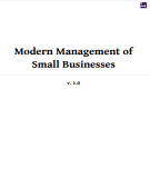 Ebook Modern management of small businesses: Part 1
