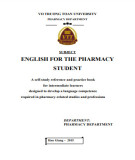 Lecture English for the pharmacy student - Vo Truong Toan University