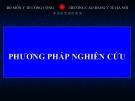 Bài giảng Nghiên cứu khoa học: Phương pháp nghiên cứu y học - CĐ Y tế Hà Nội