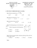 Đề thi học kì 1 môn Toán lớp 7 năm 2022-2023 có đáp án - Trường THCS Phạm Ngọc Thạch