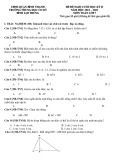 Đề thi học kì 2 môn Toán lớp 7 năm 2022-2023 có đáp án - Trường THCS Bình Lợi Trung