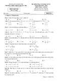 Đề thi thi học kì 2 môn Toán lớp 10 năm 2022-2023 - Trường THPT Thị xã Quảng Trị