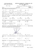 Đề thi học kì 1 môn Toán lớp 12 năm 2022-2023 - Trường THPT Vĩnh Linh