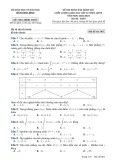 Đề thi KSCL môn Toán lớp 12 năm 2022-2023 có đáp án - Sở GD&ĐT Ninh Bình