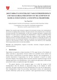 Joint impacts of inter-unit task interdependence and managerial perception on the adoption of radical innovation: A conceptual framework