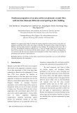 Nonlinear properties of circular solid-core photonic crystal fiber with air-hole diameter difference and spacing in the cladding
