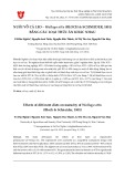 Nuôi vỗ cá Leo – Wallago attu (Bloch & Schneider, 1801) bằng các loại thức ăn khác nhau