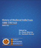 Ebook History of medieval India from 1000-1707 A.D: Part 2 -  Dr Manu Sharma and Dr Santosh Kumar