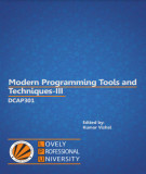 Ebook Modern programming tools and techniques-III: Part 1 - Kumar Vishal