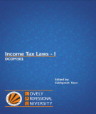 Ebook Income Tax Laws-I: Part 1 - Sukhpreet Kaur