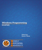 Ebook Windows programming: Part 1 - Kumar Vishal