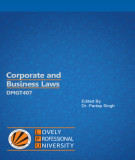 Ebook Corporate and business laws: Part 2