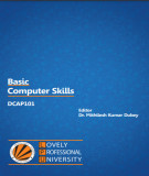 Ebook Basic computer skills: Part 1 - Dr. Mithilesh Kumar Dubey