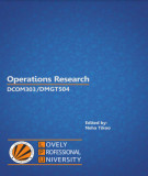 Ebook Operations research: Part 1 - Neha Tikoo
