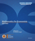 Ebook Mathematics for Economists: Part 2 - Dr. Dilfraz Singh