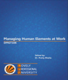 Ebook Managing human element at work: Part 1 - Dr. Pretty Bhalla