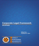 Ebook Corporate Legal Framework: Part 1 - Sukhpreet Kaur