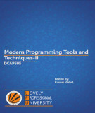 Ebook Modern programming tools and techniques – II: Part 1 - Kumar Vishal