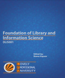 Ebook Foundation of Library and Information Science: Part 1 - Reena Kapoor
