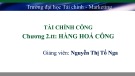 Bài giảng Tài chính công: Chương 2 - Nguyễn Thị Tố Nga