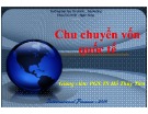 Bài giảng chương 2: Chu chuyển vốn quốc tế - PGS.TS Hồ Thủy Tiên