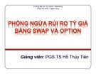 Bài giảng chương 4: Phòng ngừa rủi ro tỷ giá bằng SWAP và OPTION - PGS.TS Hồ Thủy Tiên