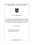 Luận văn Thạc sĩ Quản trị kinh doanh: Các nhân tố ảnh hưởng đến lòng trung thành của khách hàng khi sử dụng dịch vụ ngân hàng số ACB - ONE khu vực tỉnh Bà Rịa - Vũng Tàu