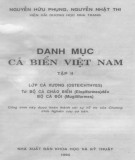 Danh mục cá biển Việt Nam (Tập II)