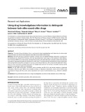 Using drug knowledgebase information to distinguish between look-alike-sound-alike drugs