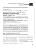 Unstructured clinical documentation reflecting cognitive and behavioral dysfunction: Toward an EHR-based phenotype for cognitive impairment